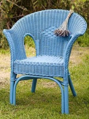 formeel Korst argument Rieten stoelen verven met Annie Sloan Chalk Paint - The Shabby Shed